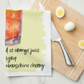 Tequila Sunrise Cocktail Recipe Theedoek (Quarter Fold)