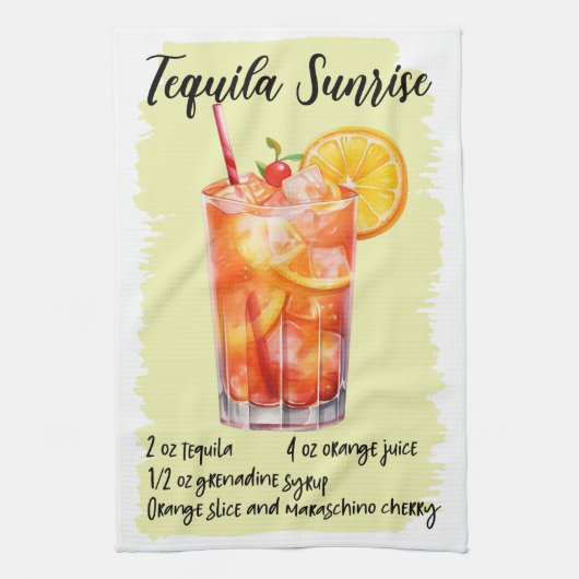 Tequila Sunrise Cocktail Recipe Theedoek (Verticaal)