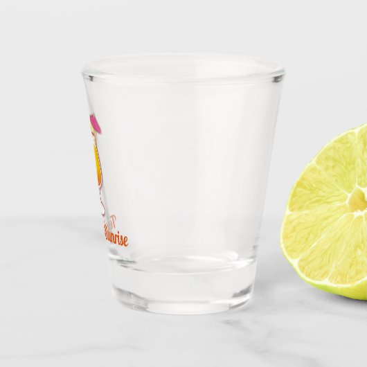 Tequila Sunrise Cocktail Shot Glas (Rechts)