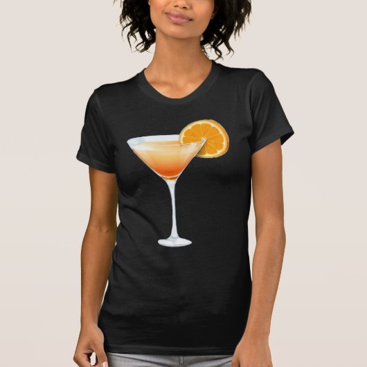 Tequila Sunrise Cocktail T-shirt (Voorkant)