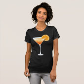 Tequila Sunrise Cocktail T-shirt (Voorkant volledig)