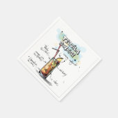 Tequila Sunrise Drink Recept Cocktail servet (Hoek)