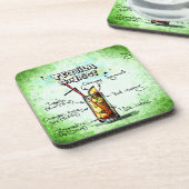 Tequila Sunrise Drink Recipe Drankjes Onderzetter (Linkerzijde)