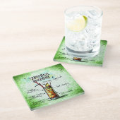 Tequila Sunrise Drink Recipe Glazen Onderzetter (Schuin)