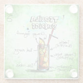 Tequila Sunrise Drink Recipe Glazen Onderzetter (Achterkant)