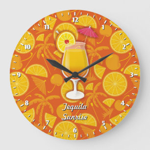 Tequila sunrise grote klok
