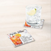 Tequila Sunrise Kartonnen Onderzetters (Insitu)