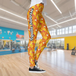 Tequila sunrise leggings