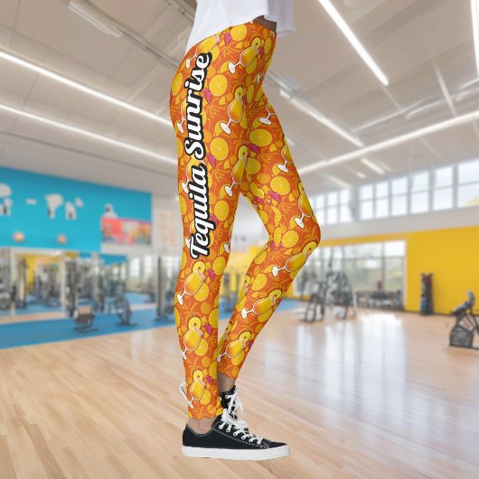 Tequila sunrise leggings