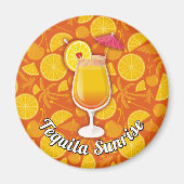 Tequila Sunrise Magneet (Voorkant)
