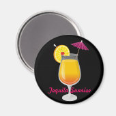 Tequila Sunrise Magneet (Voorkant / Achterkant)