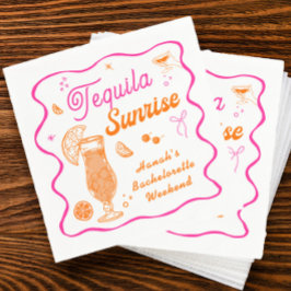 Tequila Sunrise Meisjesuitje Servet