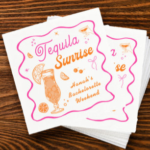 Tequila Sunrise Meisjesuitje Servet