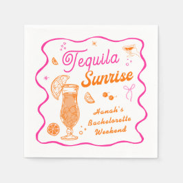 Tequila Sunrise Meisjesuitje Servet