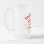 Tequila Sunrise-mok - kies stijl en kleur Matglas Bierpul (Links)