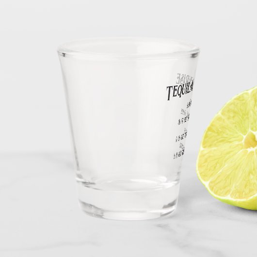 Tequila sunrise nieuwheid geschoten glas (Links)