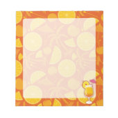 Tequila sunrise notitieblok (Voorkant)
