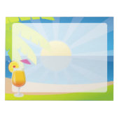 Tequila sunrise notitieblok (Voorkant)
