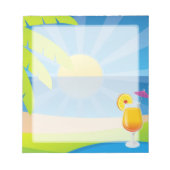 Tequila sunrise notitieblok (Voorkant)