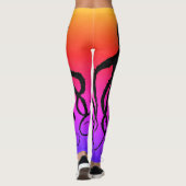 Tequila Sunrise octopus - Leggings (Achterkant)