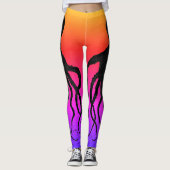 Tequila Sunrise octopus - Leggings (Voorkant)