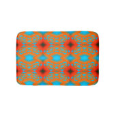 Tequila Sunrise Ombre geometrische Abstracte kunst Badmat (Voorkant)