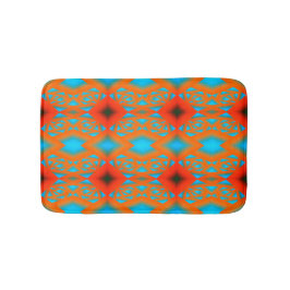 Tequila Sunrise Ombre geometrische Abstracte kunst Badmat