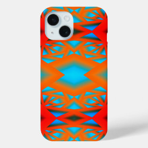 Tequila Sunrise Ombre geometrische Abstracte kunst iPhone 15 Case