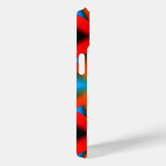 Tequila Sunrise Ombre geometrische Abstracte kunst Case-Mate iPhone Case (Achterkant / Rechts)