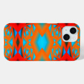 Tequila Sunrise Ombre geometrische Abstracte kunst Case-Mate iPhone Case (Achterkant (horizontaal))