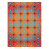 Tequila Sunrise Ombre geometrische Abstracte kunst Tafelkleed (Voorkant)