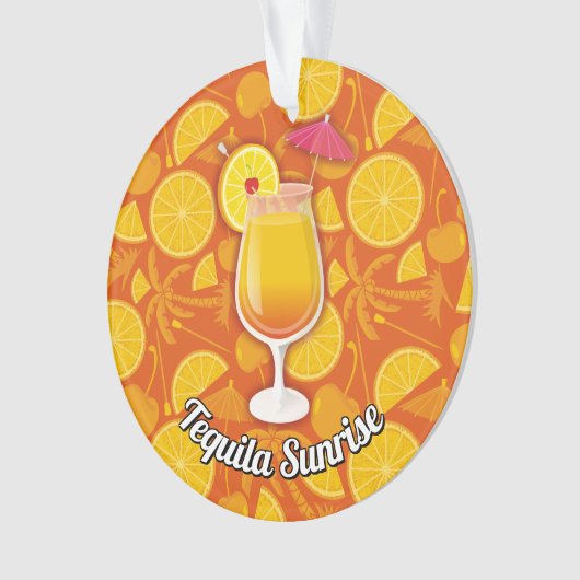 Tequila Sunrise Ornament (voorkant)