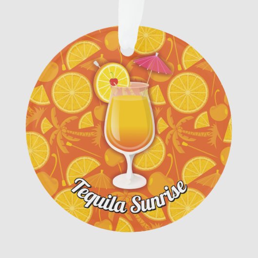 Tequila Sunrise Ornament (voorkant)