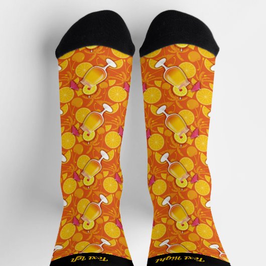 Tequila Sunrise Pattern Socks Sokken (Top)