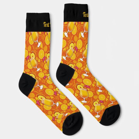 Tequila Sunrise Pattern Socks Sokken (Rechts)