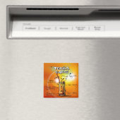 Tequila Sunrise Recipe Tropical Drink Magneet (Insitu (Vaatwasser))