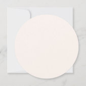 Tequila Sunrise Ronde bruiloft uitnodiging (Achterkant)