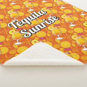 Tequila Sunrise Sherpa Deken (3/4)