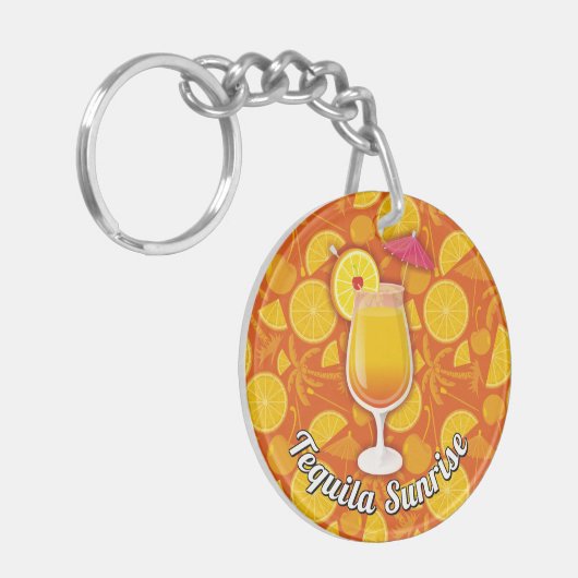 Tequila Sunrise Sleutelhanger (Voorkant Links)