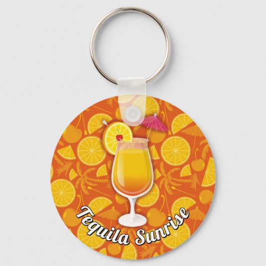 Tequila Sunrise Sleutelhanger (Voorkant)