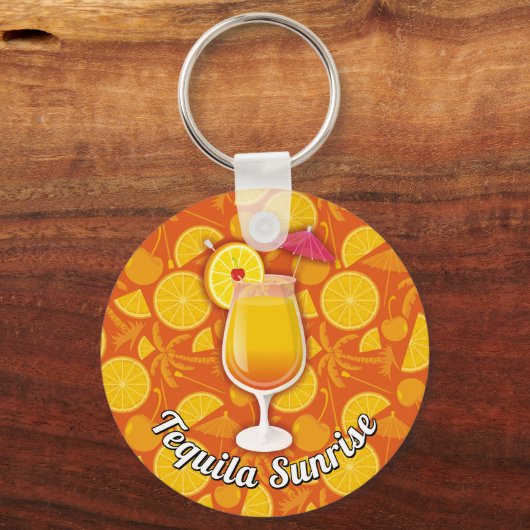 Tequila Sunrise Sleutelhanger (Voorkant)