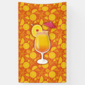 Tequila sunrise spandoek (Verticaal)