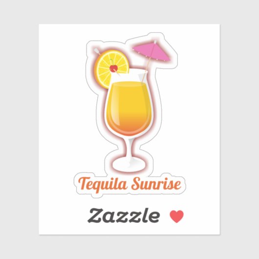 Tequila Sunrise Sticker (Vel)