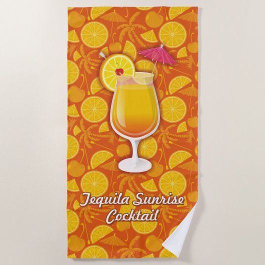 Tequila Sunrise Strandlaken (Voorkant)
