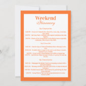 Tequila Sunrise Sunset Cocktail Bachelorette Party Kaart (Achterkant)