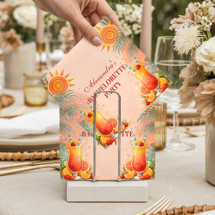 Tequila Sunrise Sunset Cocktail Meisjesuitje Servet