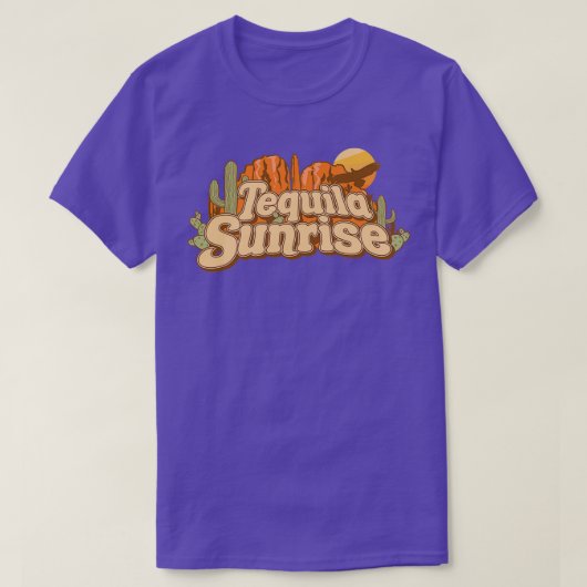 Tequila Sunrise T-shirt (Design voorkant)