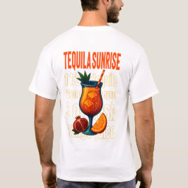 Tequila Sunrise T-Shirt – Vibrant Tropical Drink