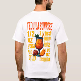 Tequila Sunrise T-Shirt – Vibrant Tropical Drink