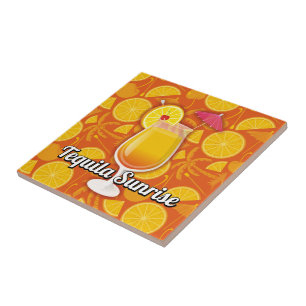 Tequila sunrise tegeltje